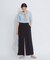 【セットアップ対応】ドレープワイドストレートパンツ