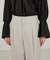 シャンブレーテーパードパンツ