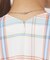 チェックノースリブラウス