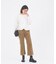 コーデュロイクロップドパンツ