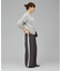 サイドラインストレートパンツ