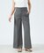 強撚ギャバハイウエストワイドパンツ