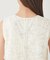 オーガニックコットンスカラップレースブラウス