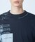 グラフィック クルーネック 七部袖 Tシャツ