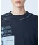 グラフィック クルーネック 七部袖 Tシャツ