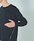 裾ジップ プルオーバー ロングTシャツ