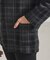 14G チェック ニットジャケット