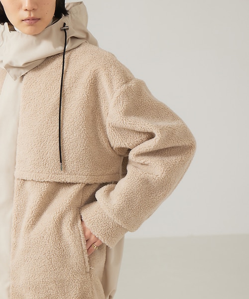 VACHEMENT】ボアブルゾン|デザインワークスのアウトレット通販|三井 VACHEMENT】ボアブルゾン|デザインワークスのアウトレット通販|三井