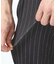【セットアップ対応】ストライプ メッシュパンツ