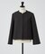 バックフレアノーカラージャケット