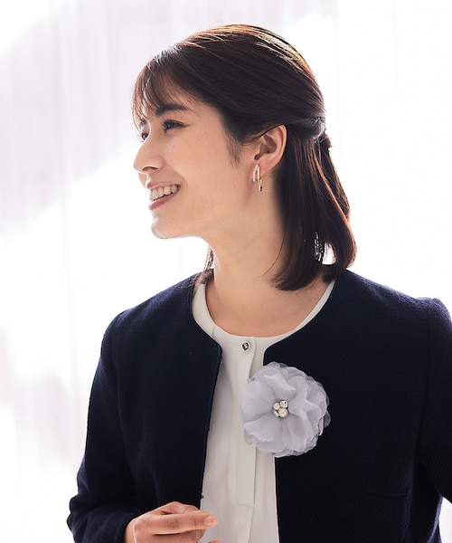 ♡INDIVI セレモニースーツ ネックレス＆コサージュ4点セット♡ セレモニー対応】コサージュ｜デザインワークスのアウトレット