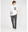 【WABI-SABI】　プリント 半袖Tシャツ