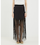 【TEURN STUDIO】Mini Fringe Skirt／フリンジスカート