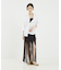 【TEURN STUDIO】Mini Fringe Skirt／フリンジスカート