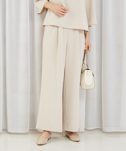 販売店舗限定！上下2点セット】フレアブラウス×ワイドパンツ