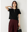シャーリングボーダーTシャツ