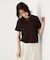 シャーリングボーダーTシャツ