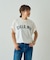 フロッキープリントTシャツ