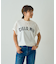 フロッキープリントTシャツ