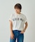 フロッキープリントTシャツ