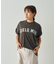 フロッキープリントTシャツ