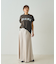 フロッキープリントTシャツ