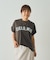 フロッキープリントTシャツ