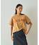 フロッキープリントTシャツ
