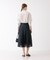 オーガンジーフレアスカート