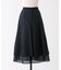 オーガンジーフレアスカート