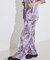 【セットアップ着用可】スプラッシュプリントドロスト パンツ