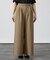 リネン調ワイドパンツ