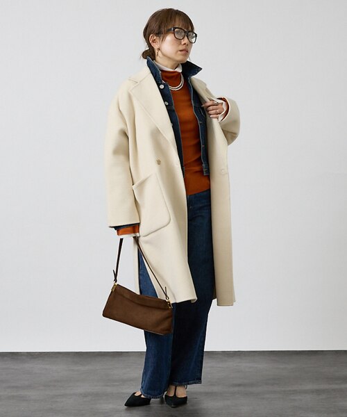 リバーシブル】ダブルフェイスコート無地｜デザインワークスの