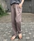 【一部店舗限定】【追加】アクアジャージテーパードパンツ