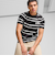 PUMA SQUAD STRIPE AOP TEE