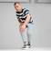 PUMA SQUAD STRIPE AOP TEE