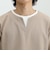 フェイクレイヤー ワッフル ロングスリーブ Tシャツ