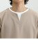 フェイクレイヤー ワッフル ロングスリーブ Tシャツ
