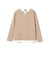フェイクレイヤー ワッフル ロングスリーブ Tシャツ