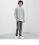 フェイクレイヤー ワッフル ロングスリーブ Tシャツ
