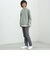 フェイクレイヤー ワッフル ロングスリーブ Tシャツ