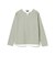 フェイクレイヤー ワッフル ロングスリーブ Tシャツ