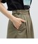 サイドベルト ワイドパンツ