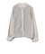 フロントレース ブラウス（洗濯機可能）