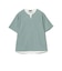 スリットネック フェイクレイヤー Tシャツ（接触冷感）