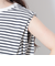 ボーダー タック カットソーワンピース
