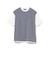 フェイクレイヤード ベスト Tシャツ（接触冷感）