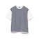 フェイクレイヤード ベスト Tシャツ（接触冷感）