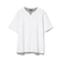 鹿の子 キーネック フェイクレイヤード Tシャツ（接触冷感）