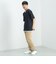 鹿の子 キーネック フェイクレイヤード Tシャツ（接触冷感）